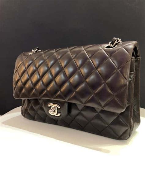 chanel brown lizard classic vintage timeless flap bag|chanel flap.